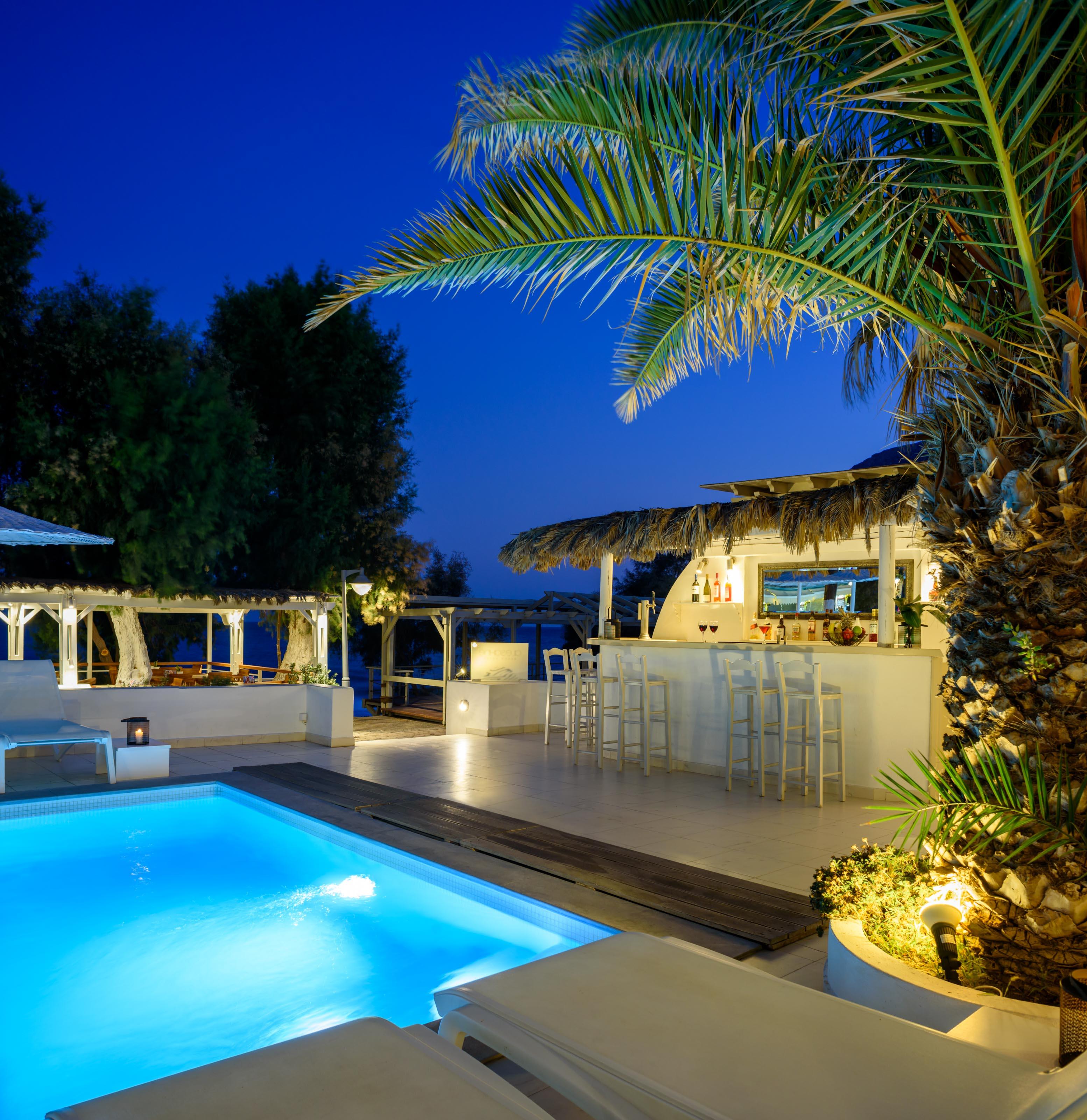 Alesahne Beach Hotel Kamári Exterior foto