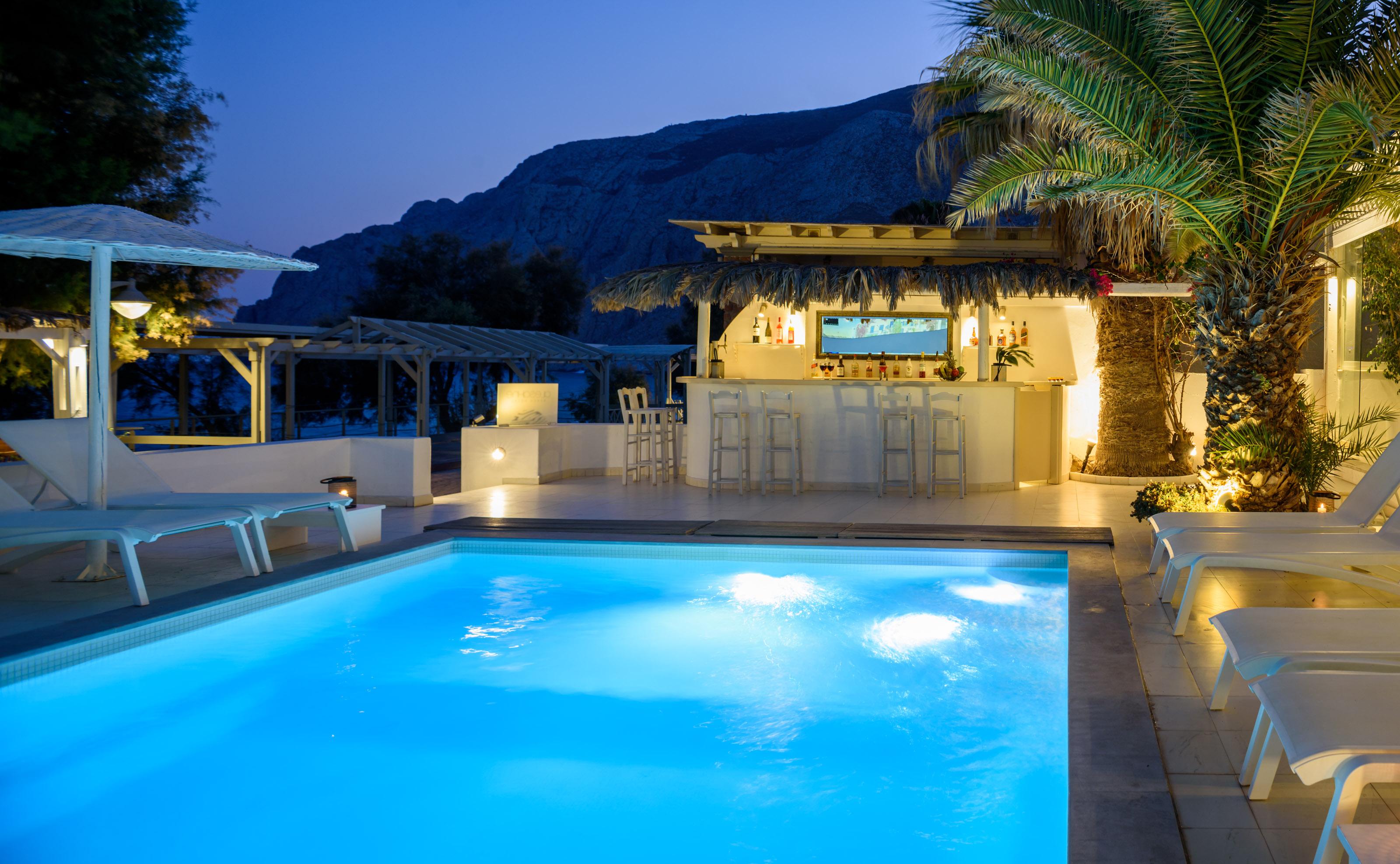 Alesahne Beach Hotel Kamári Exterior foto